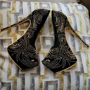 Gold Plated Stilettos